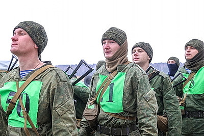 Брестские десантники пробежали марш-бросок на 5 км во время проверки боеготовности ВС