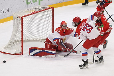 Молодежная сборная Беларуси по хоккею с победы стартовала на домашнем Кубке Будущего