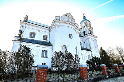 Достопримечательности. Костел Святой Троицы в деревне Дуниловичи