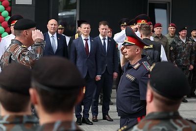 Новый спортивно-тактический комплекс открыли на базе столичного ОМОНа