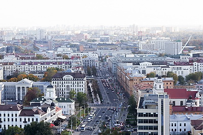 Осенний Минск. Виды с высоты