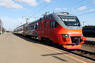 В Орше встретили первый беспересадочный поезд из Смоленска