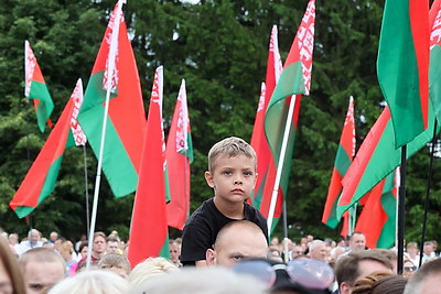 Празднование Дня Независимости в Могилеве