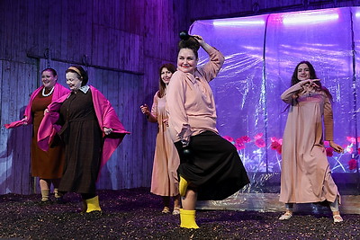 Спектакль \"Земля Эльзы\" прошел в Белорусском государственном молодежном театре