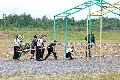 На полигоне Брестский проходит республиканский финал военно-патриотической игры \"Зарничка\"
