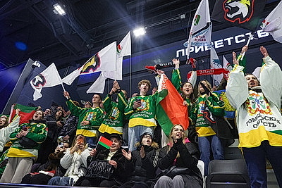 Хоккейная команда Президента победила сборную Гомельской области в матче РХЛ