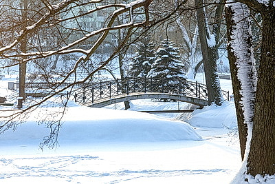 Солнечный январский день в Минске