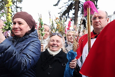 Католики отпраздновали Вход Господень в Иерусалим