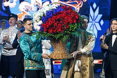 В Минске проходит торжественный концерт ко Дню единения народов Беларуси и России