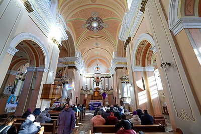 Достопримечательности. Костел Святой Троицы в деревне Дуниловичи