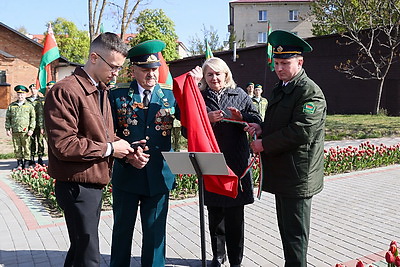 Цифровую звезду у памятника \"Советским пограничникам посвящается\" открыли в Бресте