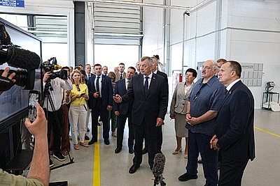 Лукашенко с рабочей поездкой посетил Шкловский район