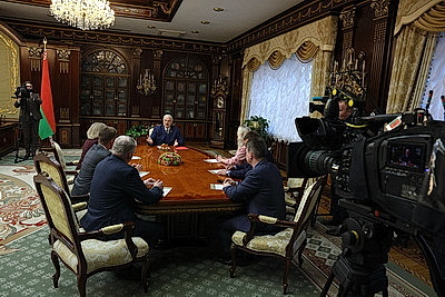 Лукашенко пообщался с журналистами