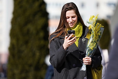 Атмосфера на улицах белорусских городов в преддверии 8 Марта