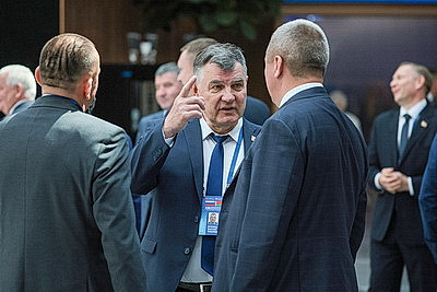 В Минске проходит пленарное заседание XIII Форума регионов Беларуси и России