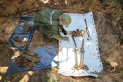 Полевые поисковые работы ведут военнослужащие Беларуси и России в Гродненском районе