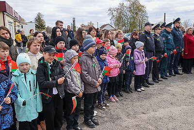 Памятный знак \"Эхо Чернобыля\" установили в агрогородке Стреличево Хойникского района