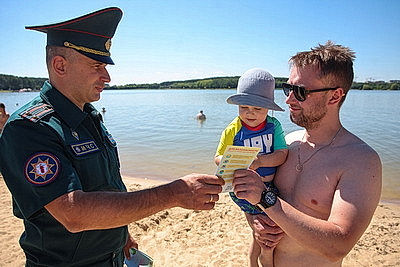 Сотрудники МЧС провели рейд по пляжам Минска
