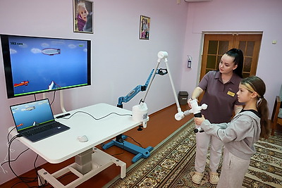 Уникальное инновационное оборудование и методики применяют в реабилитационном центре в Поставском районе