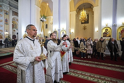Рождественские богослужения прошли в православных храмах Беларуси