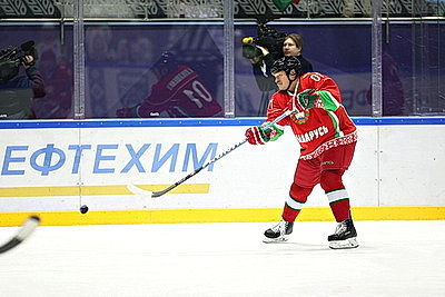 Хоккейная команда Президента победила сборную Гомельской области в матче РХЛ