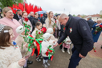 Празднование Дня Победы в Гродно