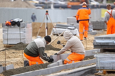 Монтаж пролетных сооружений на новой ветке моста через Мухавец в центре Бреста планируют начать летом