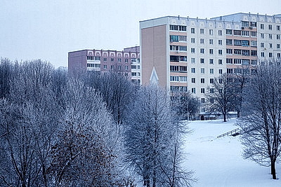 Солнечный январский день в Минске