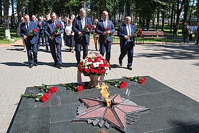 В Россонах проходит выездное заседание совета при Президиуме Совета Республики