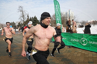 \"Забег настоящих мужчин\" состоялся в Минске