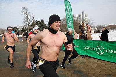 \"Забег настоящих мужчин\" состоялся в Минске