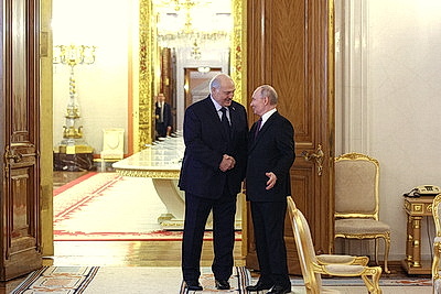 Лукашенко и Путин приняли участие в заседании Высшего госсовета Союзного государства