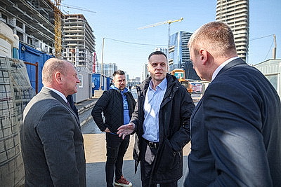 Около 50 тыс.кв.м остекления. Как продвигается строительство Международного финансового центра в Минске