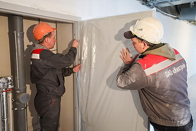 Новый реанимационно-хирургический корпус Витебской областной больницы построен на 84%