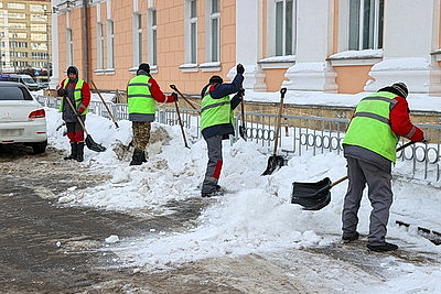 В Гомеле стартовал декадник по уборке снега