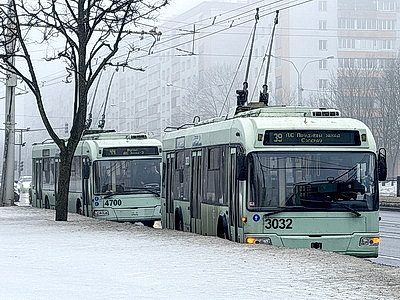 В Минске из-за повреждения контактной сети остановилось движение троллейбусов на многих маршрутах