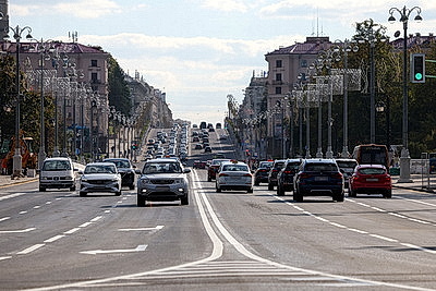 В Минске открыли движение по обновленному мосту через Свислочь