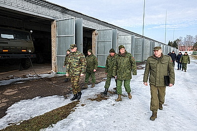 Проверку ВС по поручению Президента проходит 8-я бригада РХБЗ