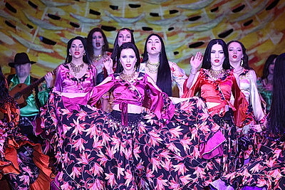 Премьеру музыкального спектакля \"Ночь Земфиры\" представил зрителям Гродненский драмтеатр