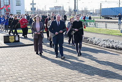 В Орше встретили первый беспересадочный поезд из Смоленска