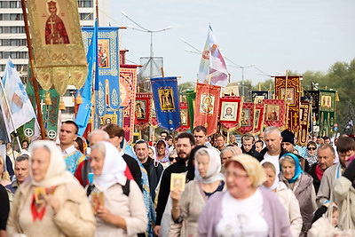 V Всебелорусский крестный ход завершился в столице в день Минской иконы Божией Матери