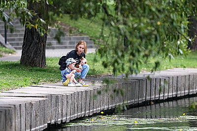 Яркие кадры лета в Минске