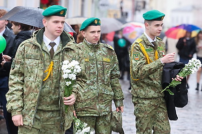 Празднование Дня Победы в Гродно