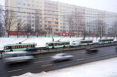 В Минске из-за повреждения контактной сети остановилось движение троллейбусов на многих маршрутах