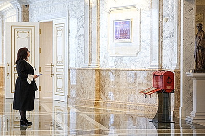 Представители предприятий-резидентов и сотрудники администрации СЭЗ \"Минск\" посетили Дворец Независимости