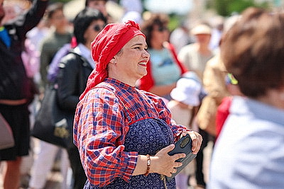 Национальные подворья ярко представлены на фестивале культур в Гродно