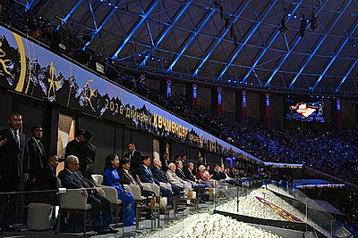 Лукашенко в Бишкеке принял участие в церемонии открытия VI Всемирных игр кочевников