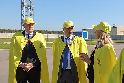 Высокотехнологичный бройлерный цех открыли на Витебской птицефабрике