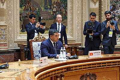 Турчин принял участие во встрече с президентом Таджикистана