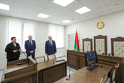 Открылось новое здание суда Узденского района